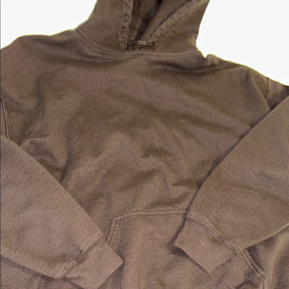 Woman’s Brown Gildan Heavy Blend Hoodie